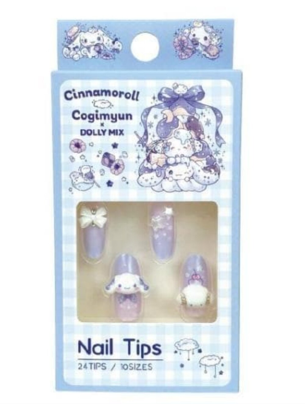 Cinnamoroll Cogimyun Dolly Mix Press On Nail Tips Sanrio Japan Kawaii
